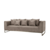 velours taupe Velours sofa – Light taupe