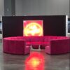 Noor full circle modular sofa - Magenta