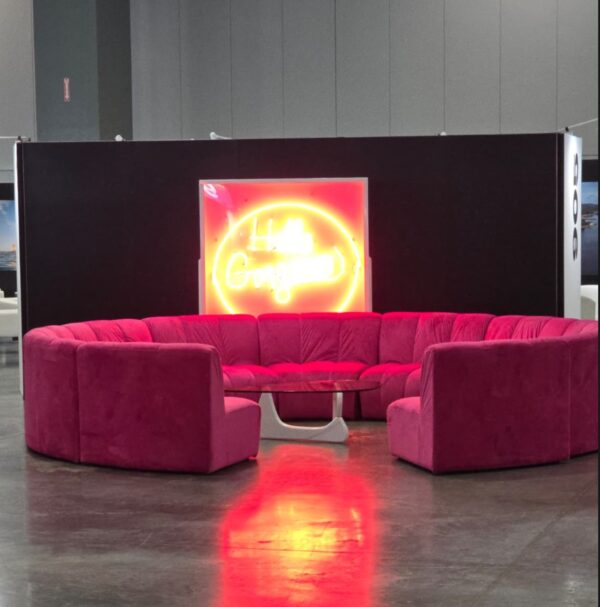Noor full circle modular sofa - Magenta