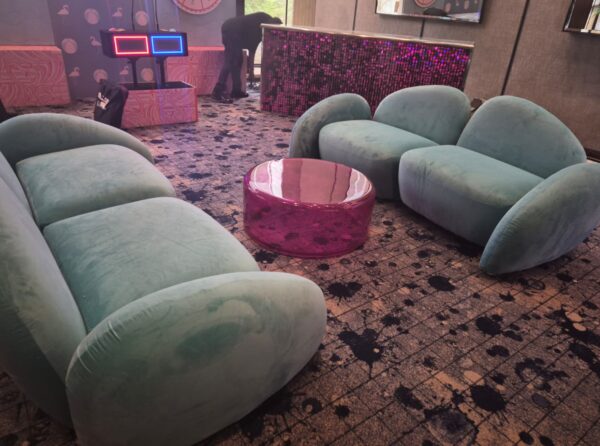 Baloo armchair - Aqua blue