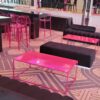 Oslo bar stool - Magenta