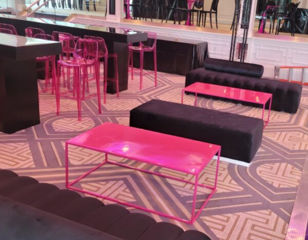 Oslo bar stool - Magenta