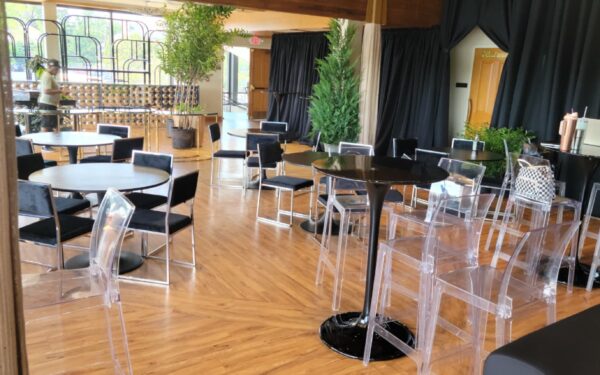 Air bar stool - Clear