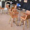 Caramel counter stool - Brown