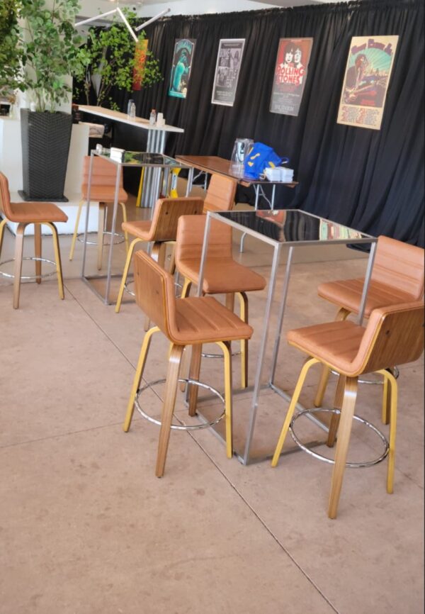 Caramel counter stool - Brown