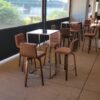 Caramel counter stool - Brown