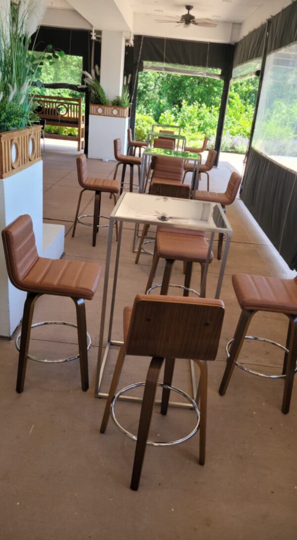 Caramel counter stool - Brown
