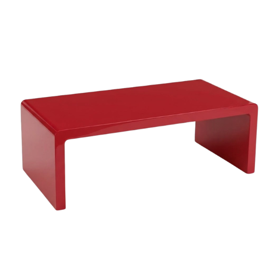 Pop coffee table red rental