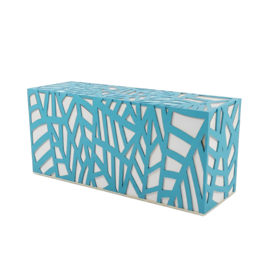 Botanika bar - White and aqua blue