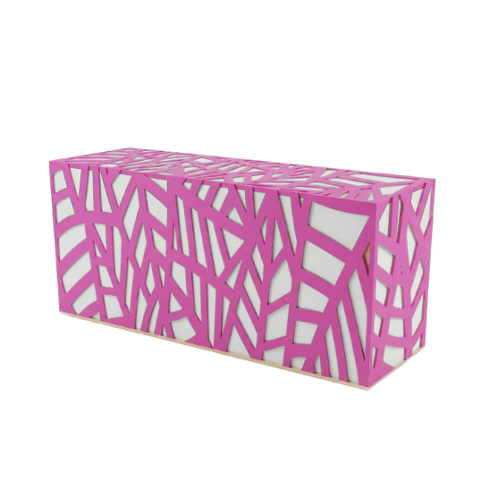 Botanika bar - white and magenta pink