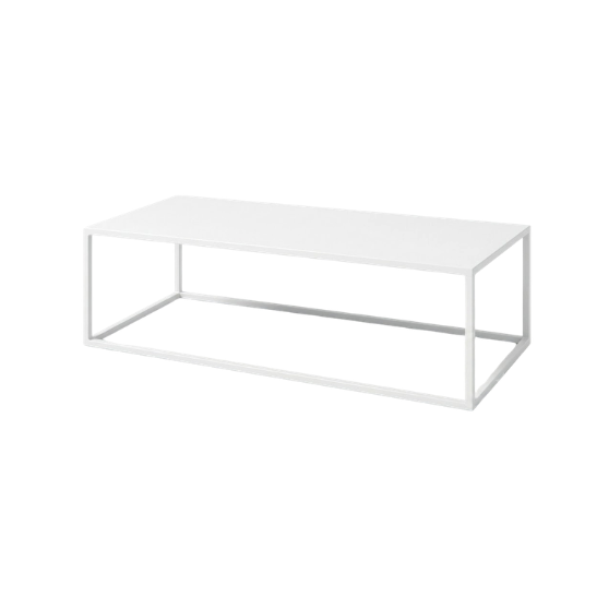 Smart coffee table white rental