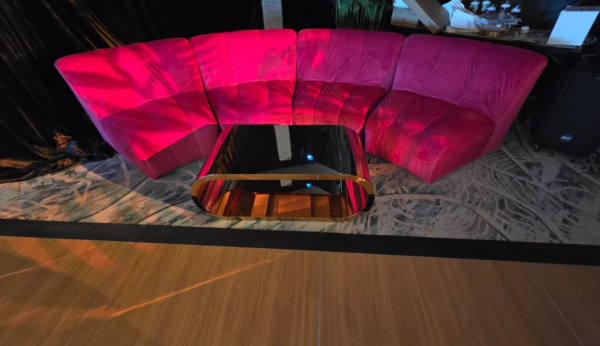Noor full circle modular sofa - Magenta