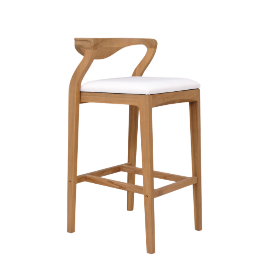 Hudson barstool - Teak