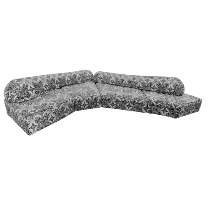 So far away modular sofa azulejos black and white rental