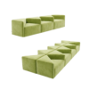 Untitled design (44) Albertina modular sofa - Lime green