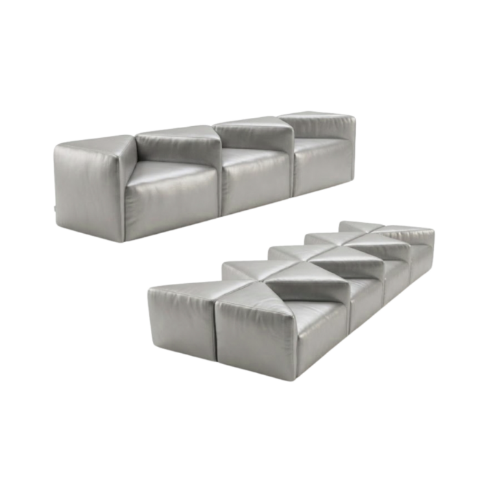 Albertina modular sofa - Silver