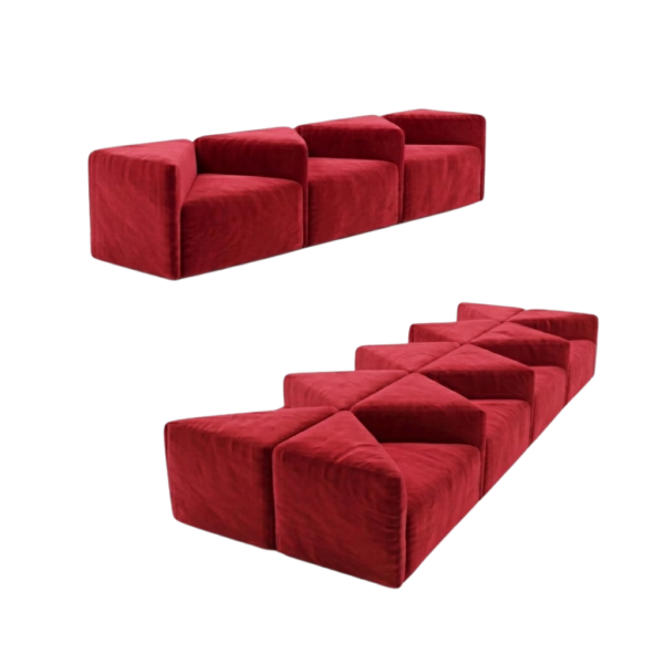 Albertina modular sofa - Red